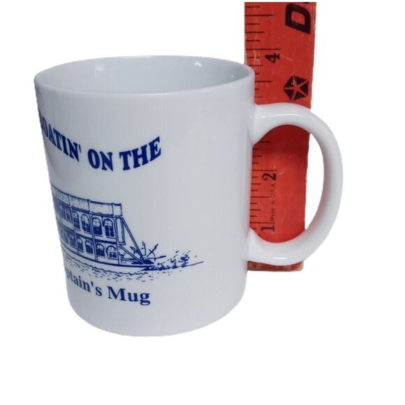 ⚓ Vintage Steamboat Captain Mug ☕ Nautical Gift Decor⛴️ - Picture 5 of 10
